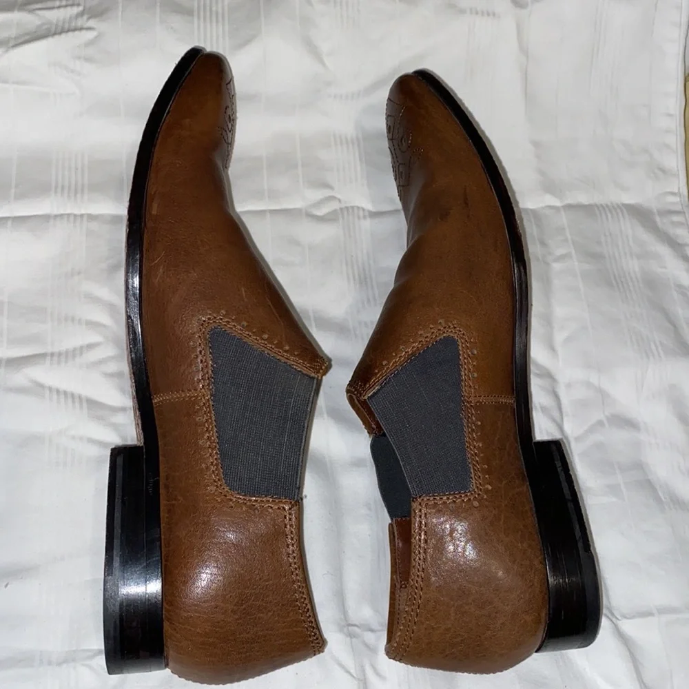 TED BAKER Western Square Toe Leather Loafer - Picture 6 of 7